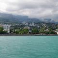 Pemandangan Yalta yang cerah di Krimea