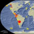 Interactive map of volcanic activity Earthquake now map