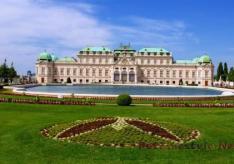 Белведере във Виена - кралски лукс в центъра Белведере Дворец и музей Австрия