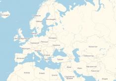 Великобритания на карте мира и карта Великобритании со столицей на русском