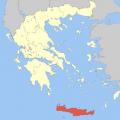 Карта крита на русском языке Туристическая карта крита на русском языке